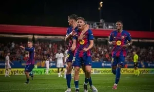Barca phải tắm muộn sau trận thắng Valencia 6-0