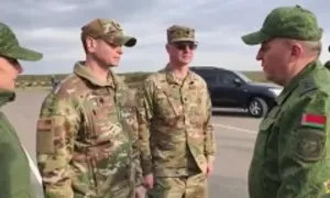Sĩ quan Mỹ tới quan sát tập trận chung Belarus - Nga